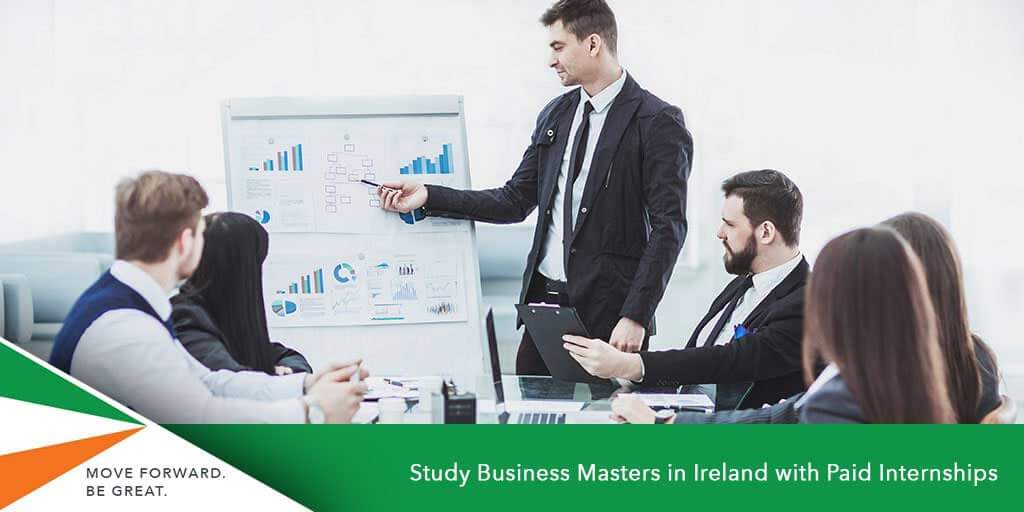 masters in Ireland with internship