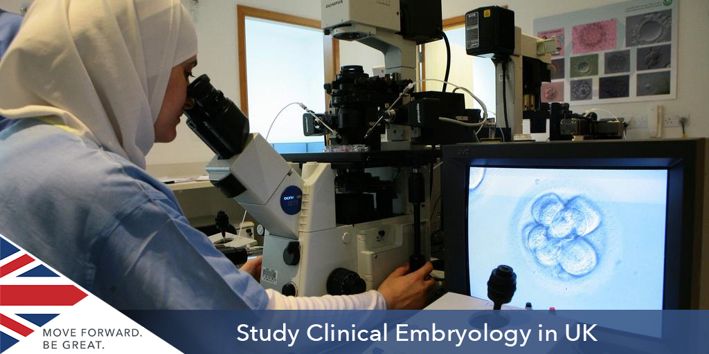 Study Clinical Embryology in UK