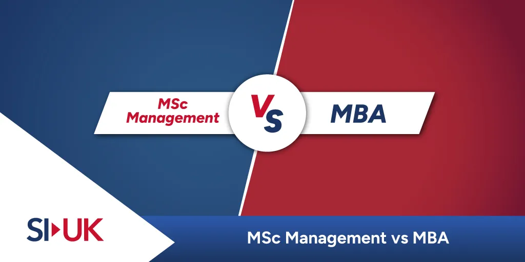 msc management vs mba uk