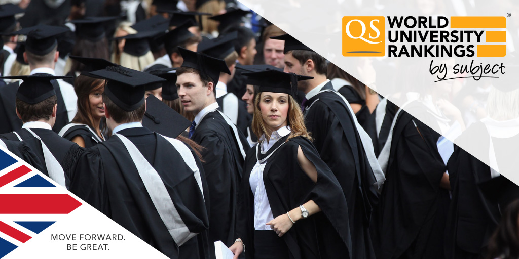 uk universities in the qs subject rankings